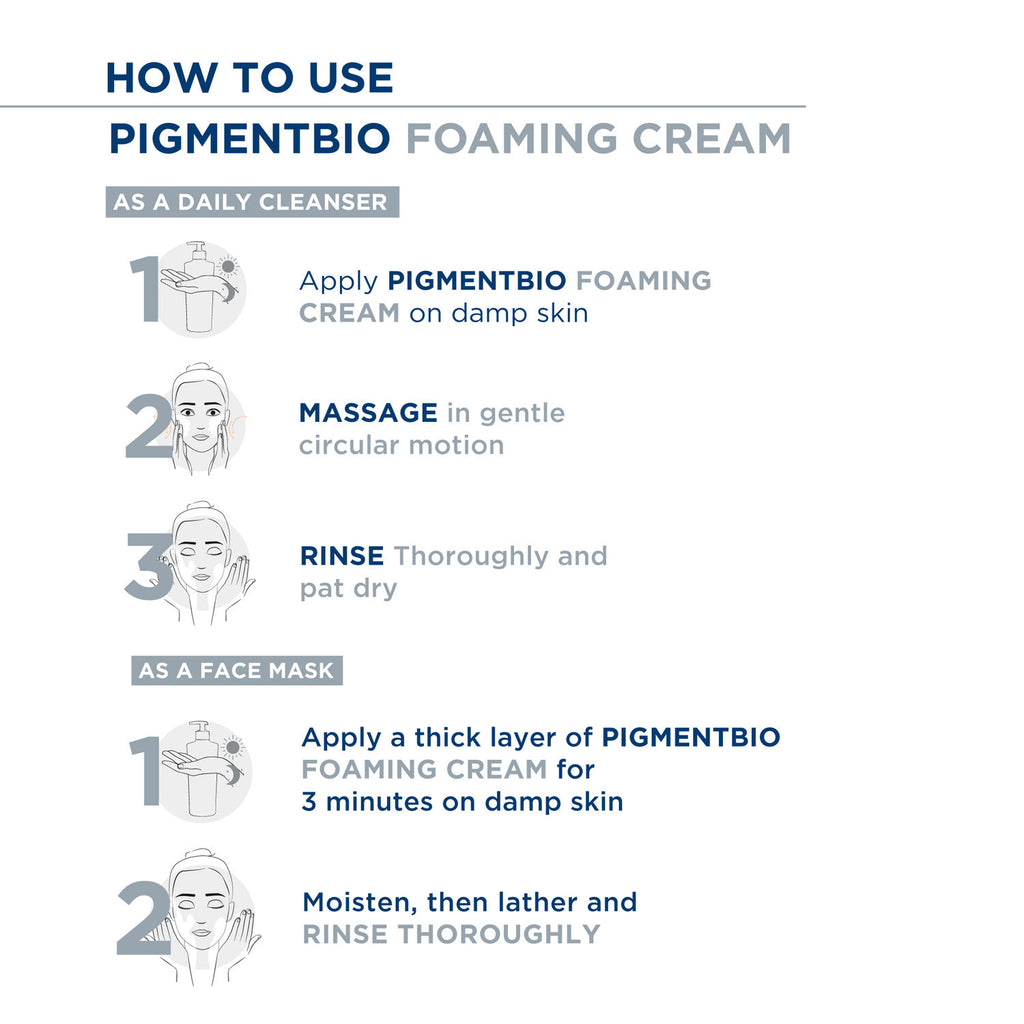 Pigmentbio Foaming Cream Brightening Exfoliating Cleanser