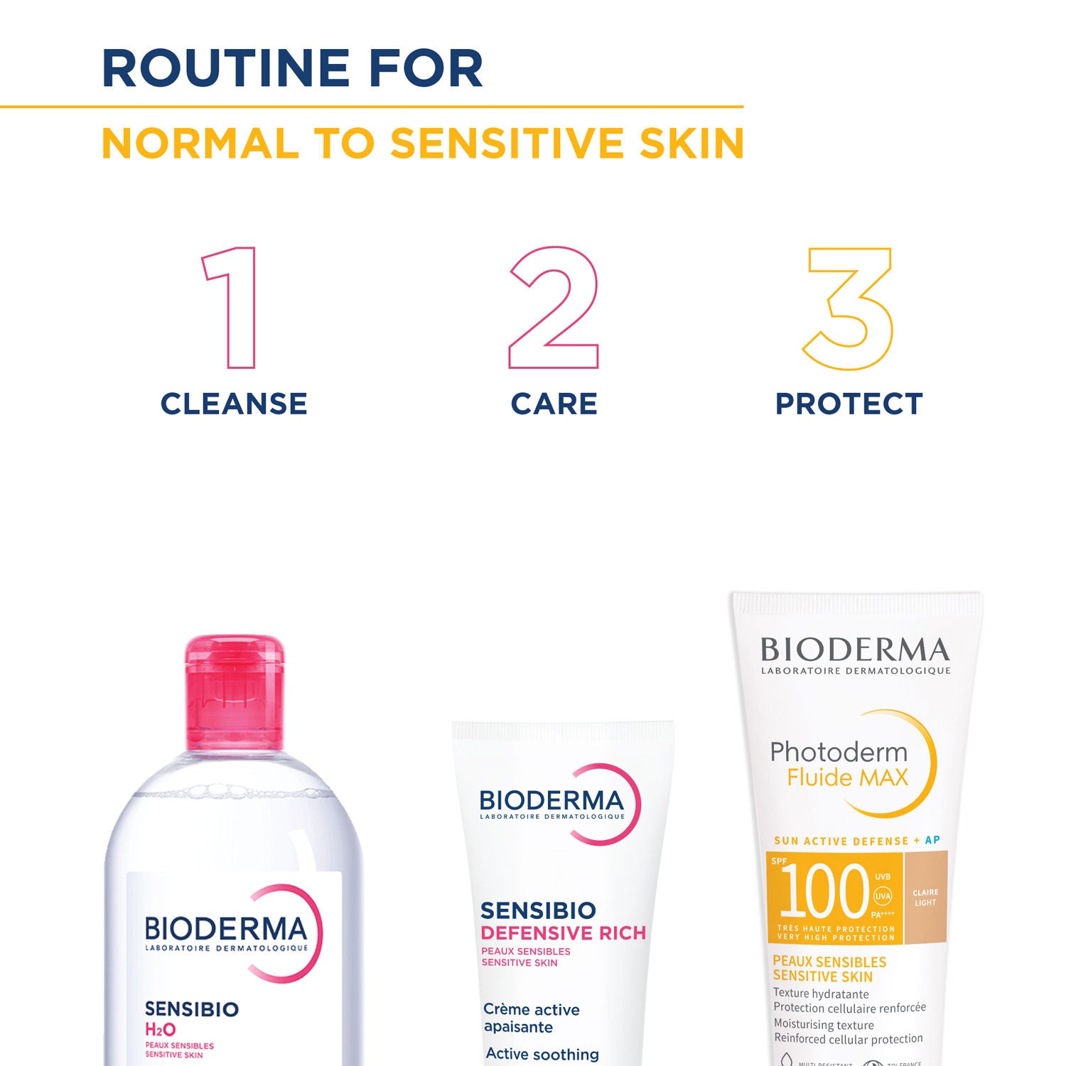 Photoderm Fluide Max SPF 100 PA++++ Tinted Sunscreen for Sensitive Skin | In Vivo Tested