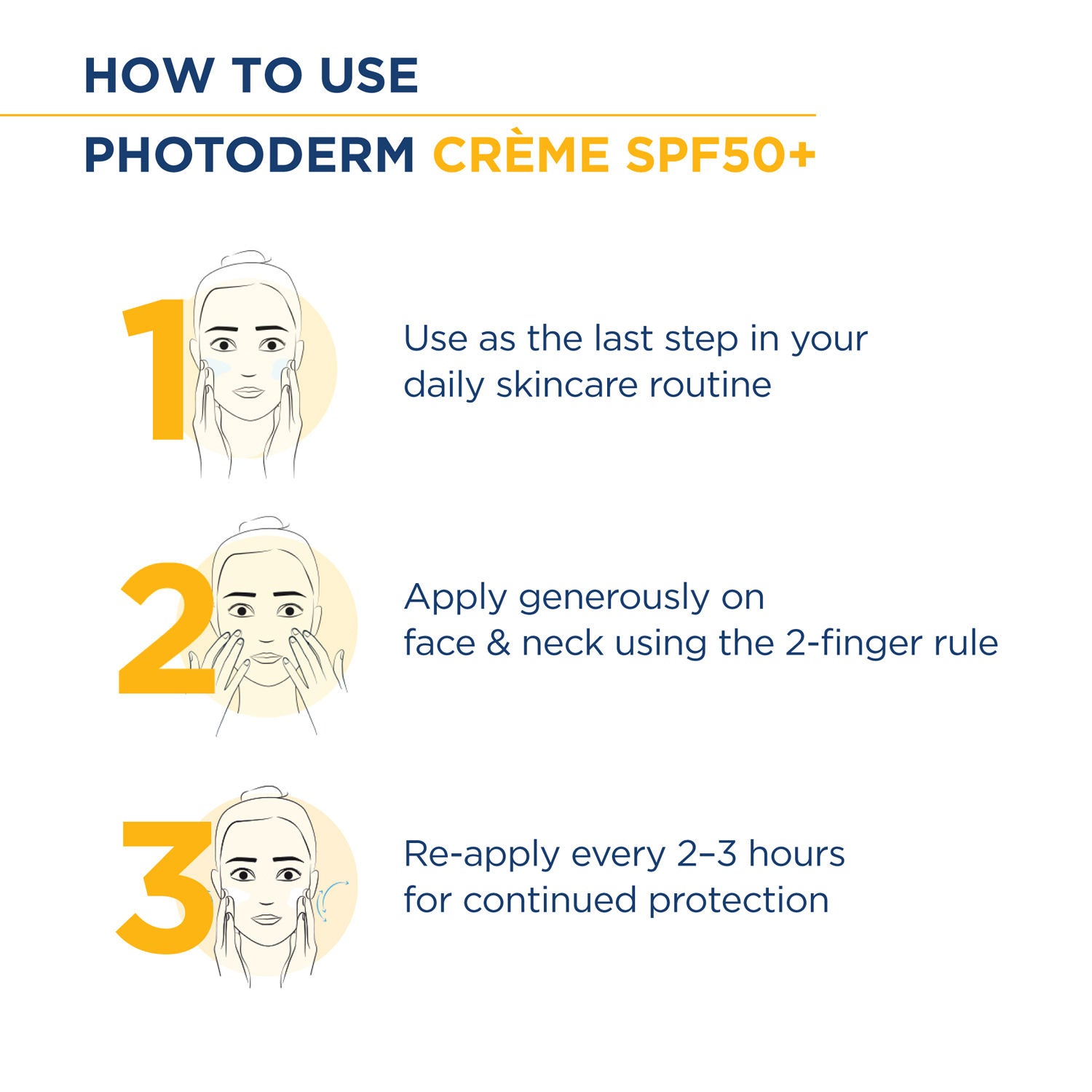 Photoderm Crème Claire SPF 50+ PA++++ Tinted Sunscreen with 8H Hydration | In Vivo Tested