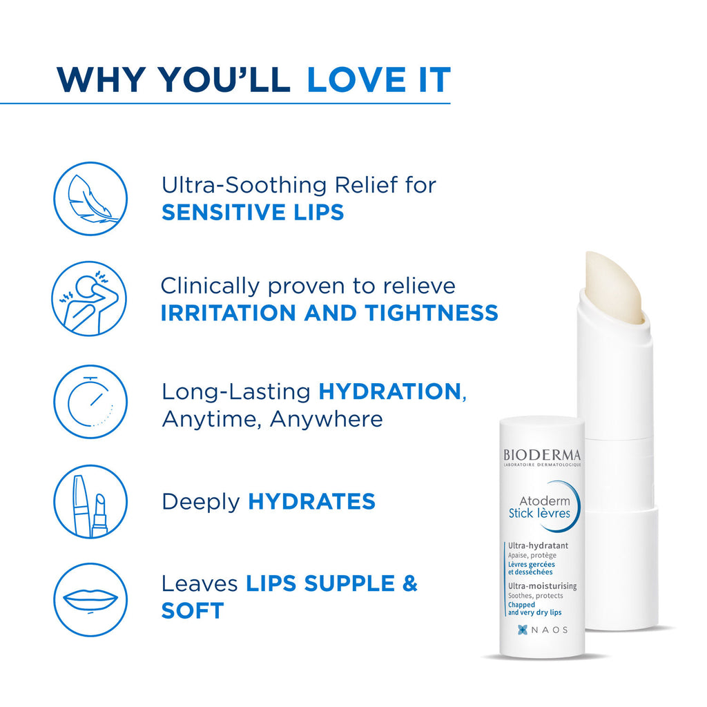 Atoderm Levres Ultra Hydrating Lip Balm