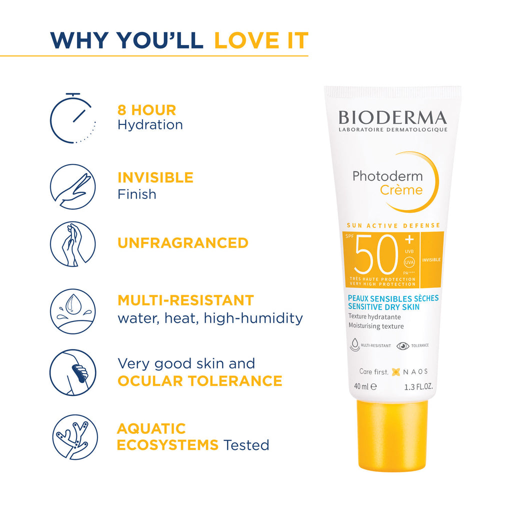 Photoderm Crème SPF 50+ PA++++ Hydrating Sunscreen for Normal to Dry Skin | In Vivo Tested