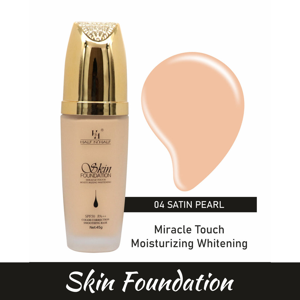 Skin Foundation Miracle Touch Moisturizing Whitening With SPF 50 Pa++