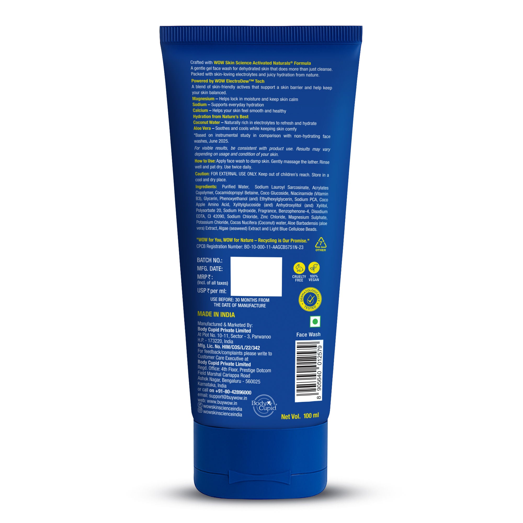 Skin Science HydroCharge Electrolyte Face Wash