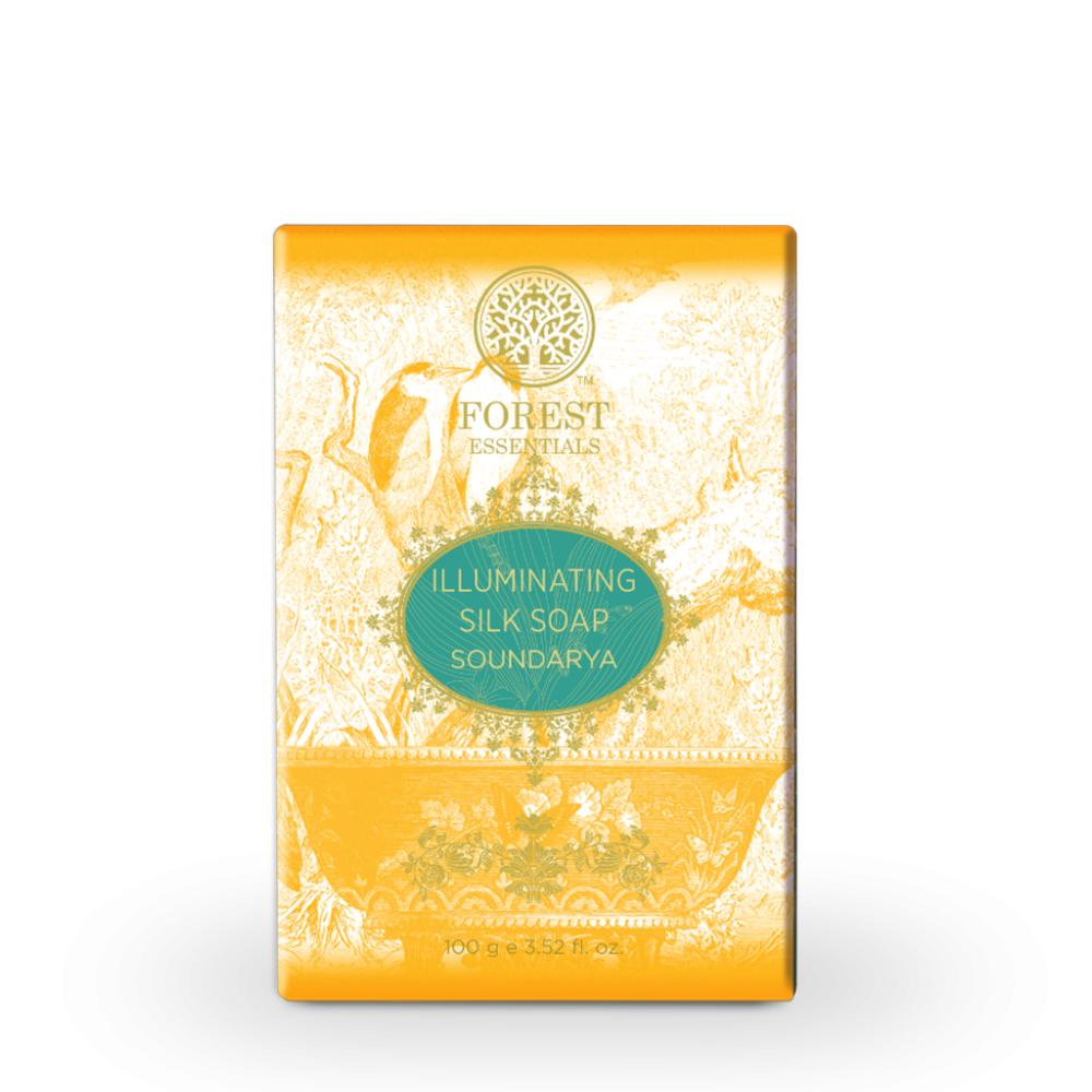 Illuminating Silk Soap Soundarya With Gold Ayurvedic Handmade Soap