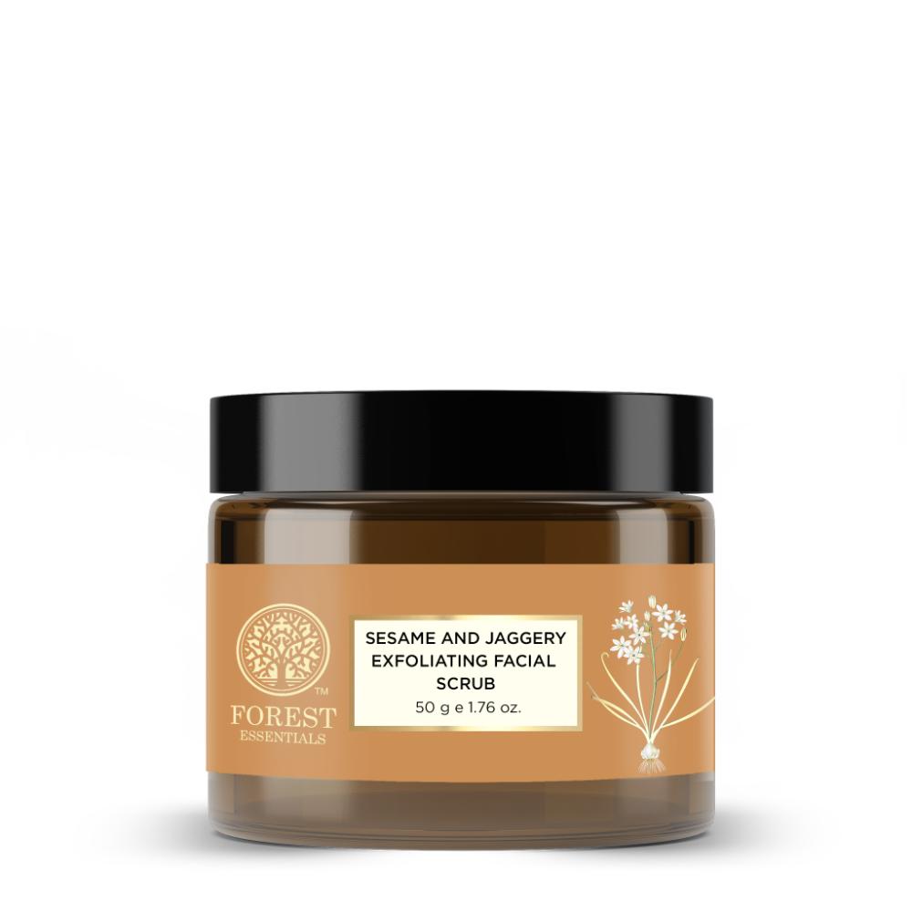 Nourishing Facial Scrub for Dry Skin - Black Sesame & Jaggery Ayurvedic Face Scrub