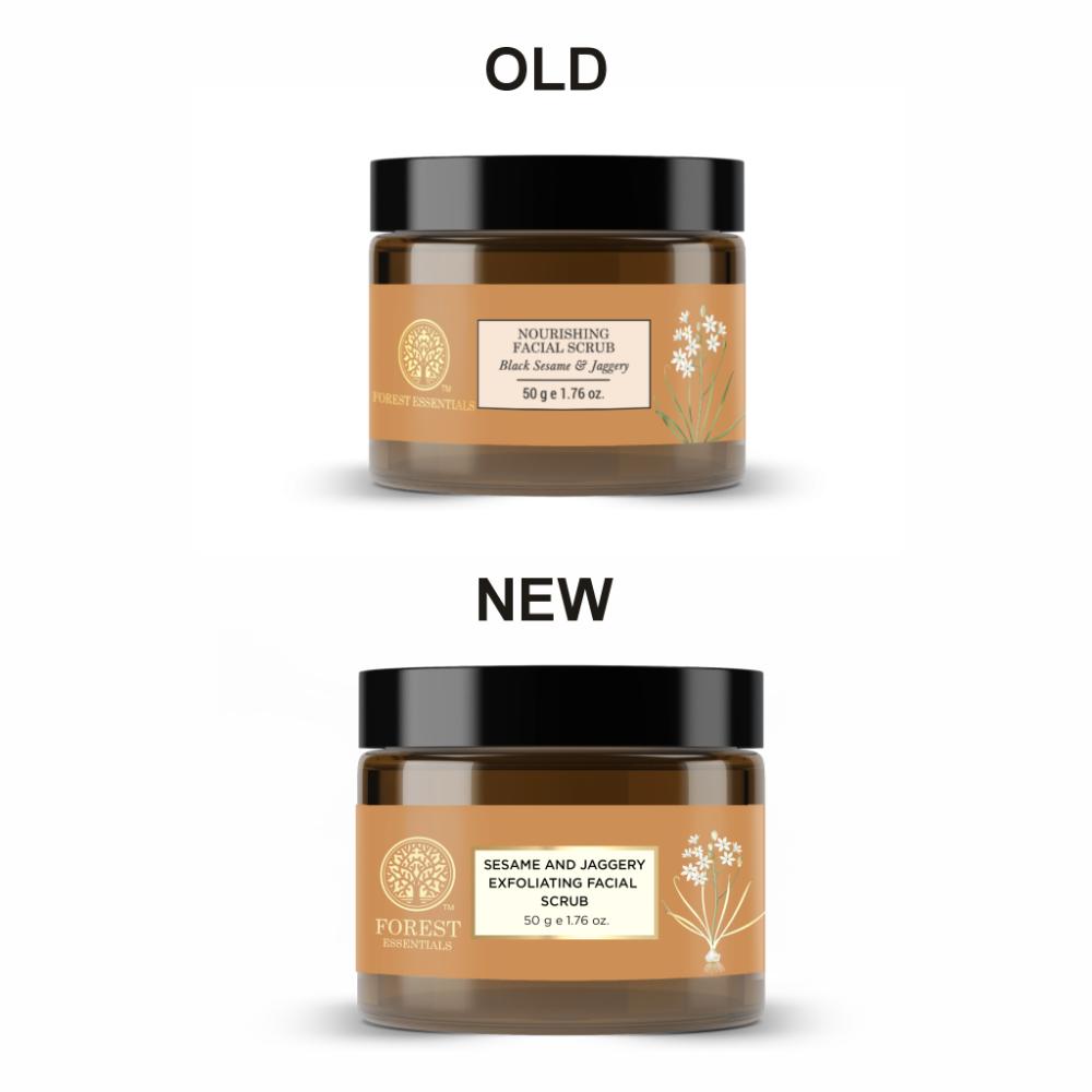 Nourishing Facial Scrub for Dry Skin - Black Sesame & Jaggery Ayurvedic Face Scrub