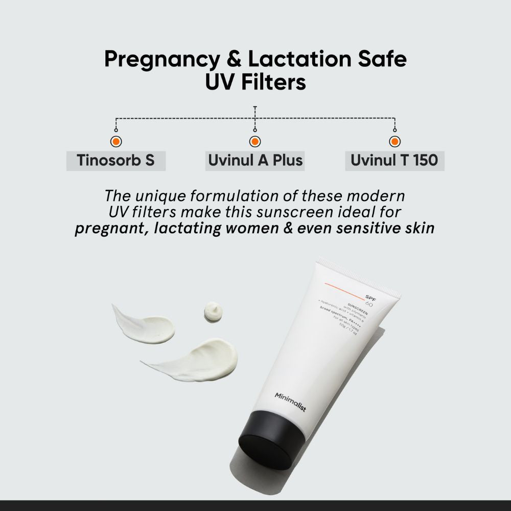 SPF 60 PA ++++ Sunscreen - Pregnancy & Lactation Safe For Sensitive Skin
