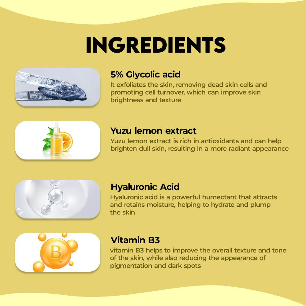 Herbal 5% Glycolic Acid Brightening Skin Serum