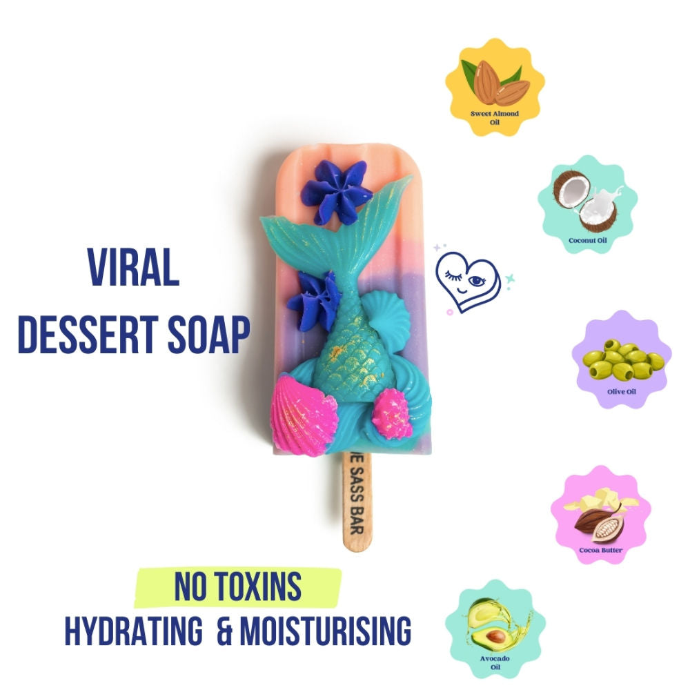 Seascape Mermaid Popsicle Soap