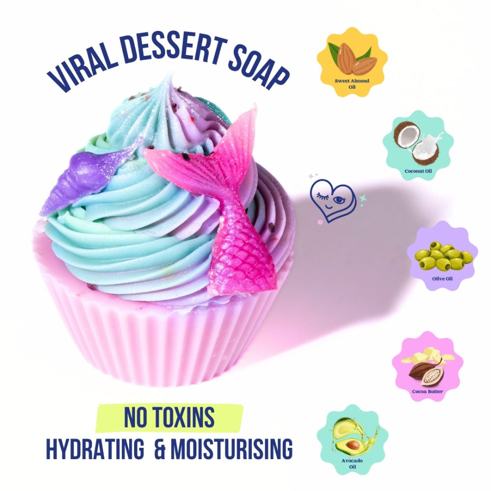 Mermaid Lagoon Cupcake Soap