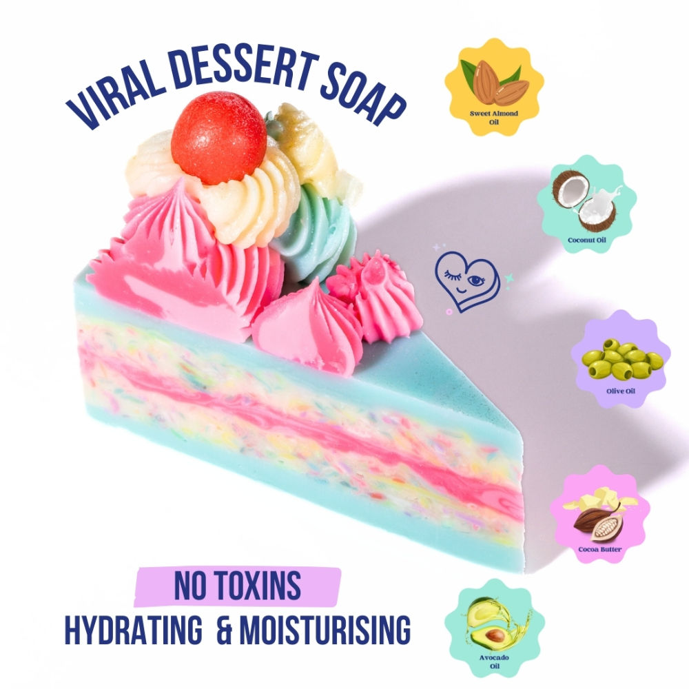 Retro Confetti Cake Soap