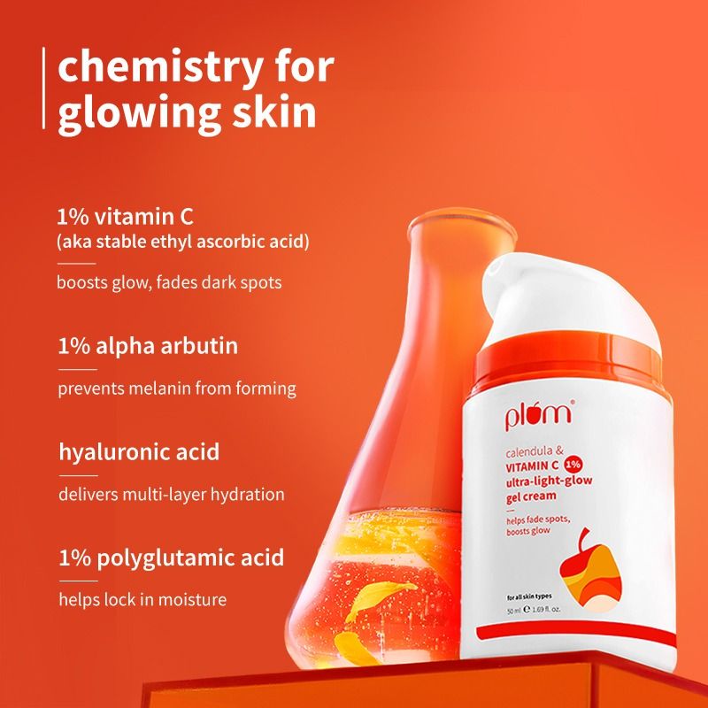1% Vitamin C Ultra-Light-Glow Boosting Gel Cream