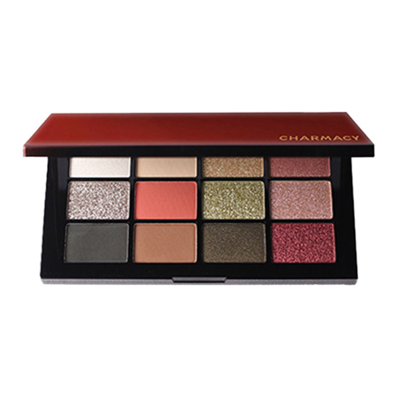 Eyeshadow 12 Colors Palette - Blendable, Highly Pigmented