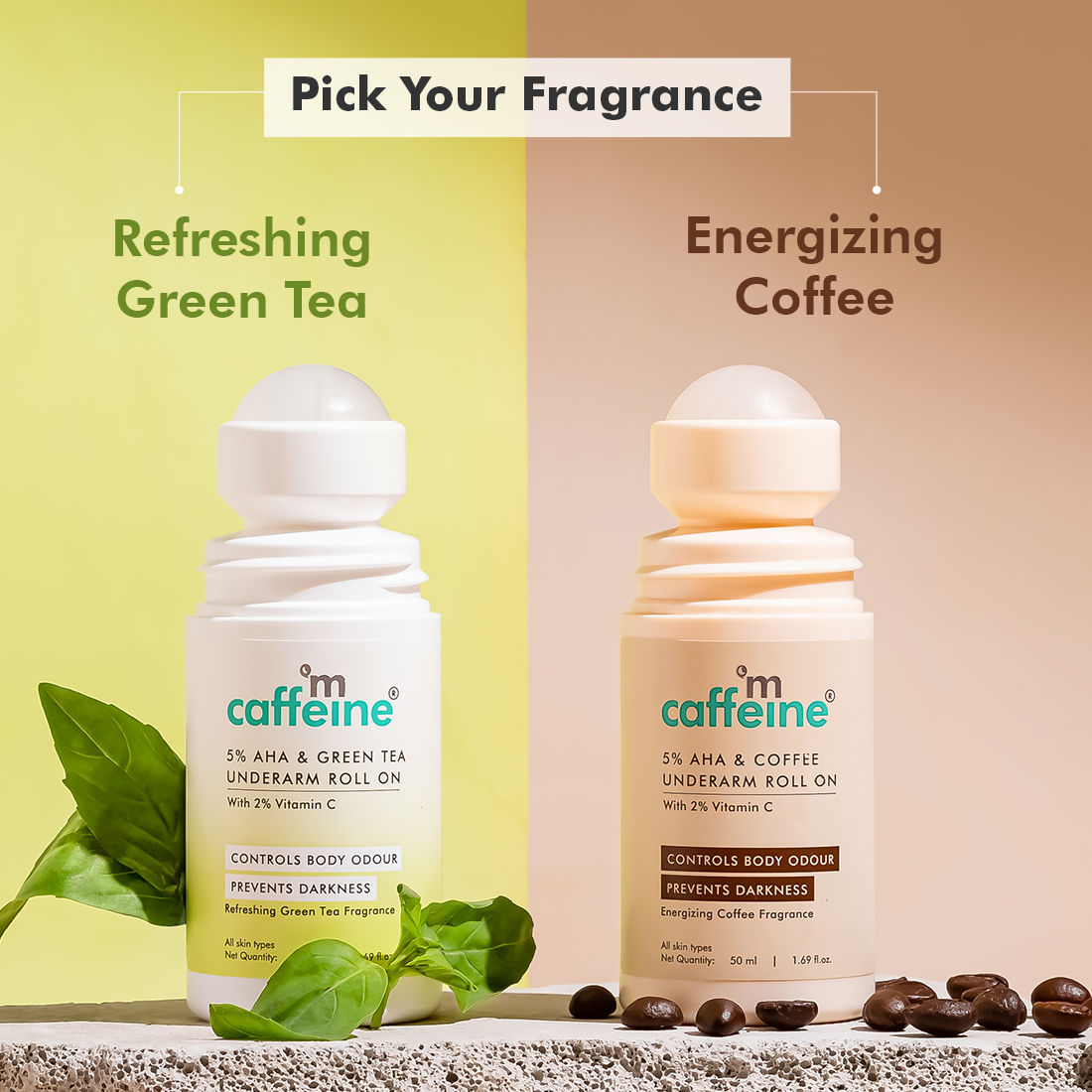 5% AHA & Coffee Underarm Roll On