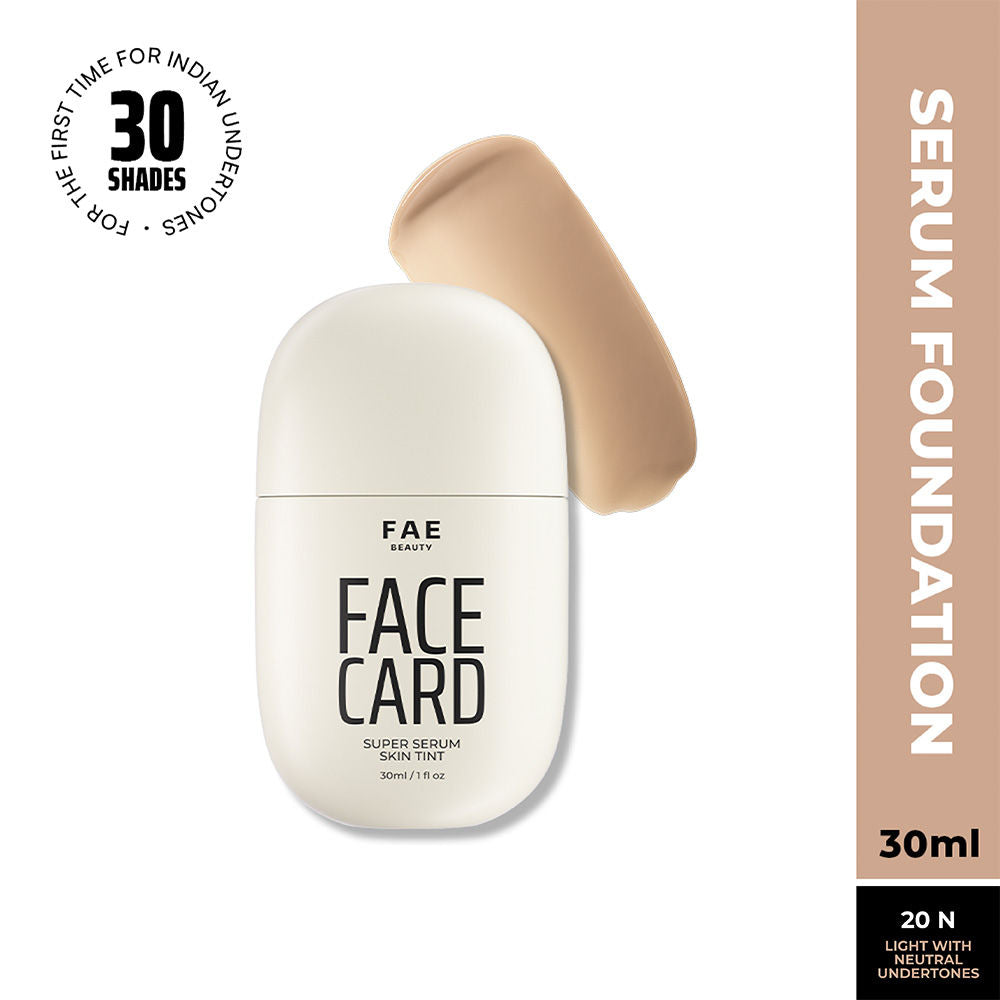 Face Card Super Serum Skin Tint Foundation