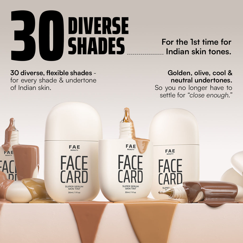 Face Card Super Serum Skin Tint Foundation