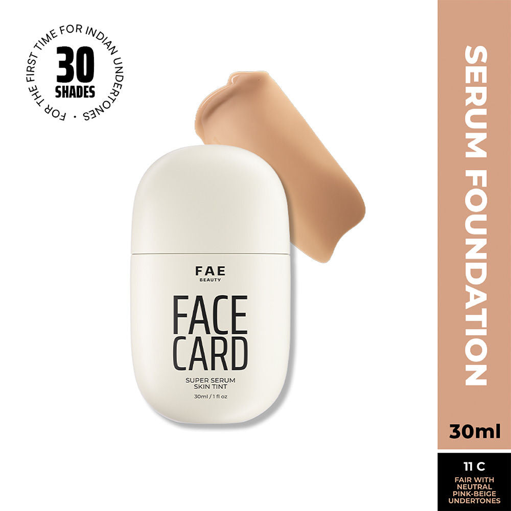 Face Card Super Serum Skin Tint Foundation - 11c Neutral