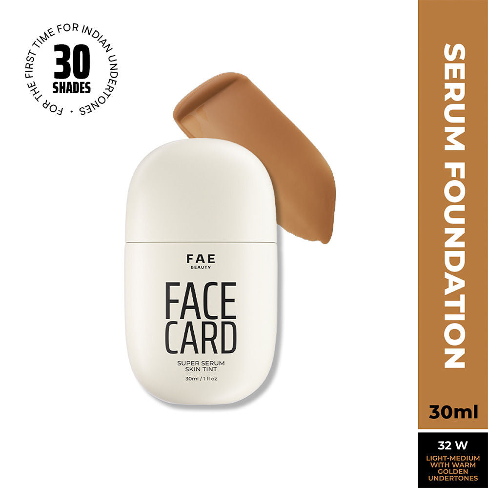 Face Card Super Serum Skin Tint Foundation - 32w Warm