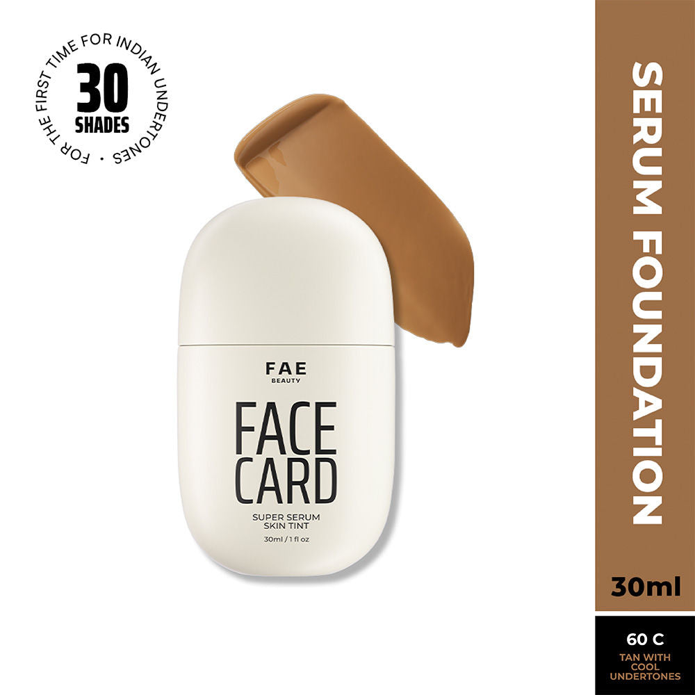 Face Card Super Serum Skin Tint Foundation - 60c Cool
