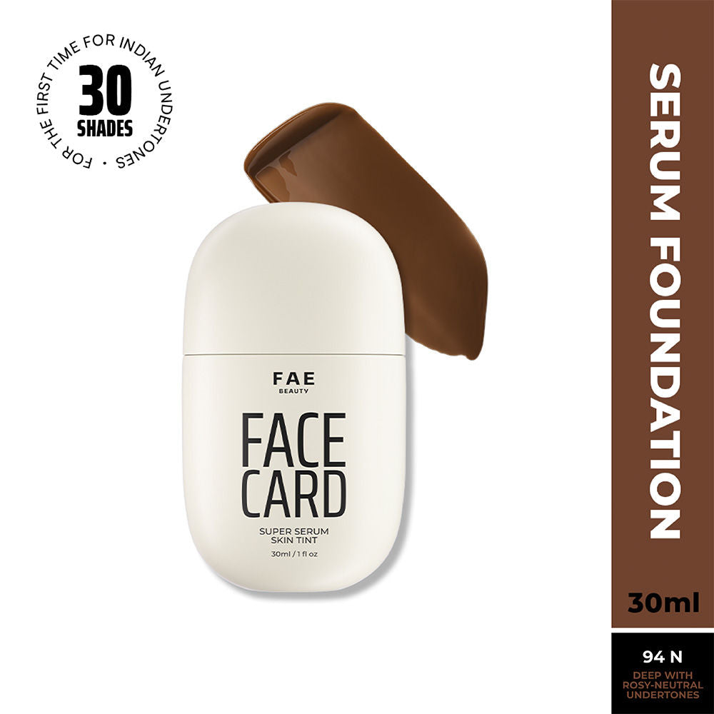 Face Card Super Serum Skin Tint Foundation - 94n Neutral