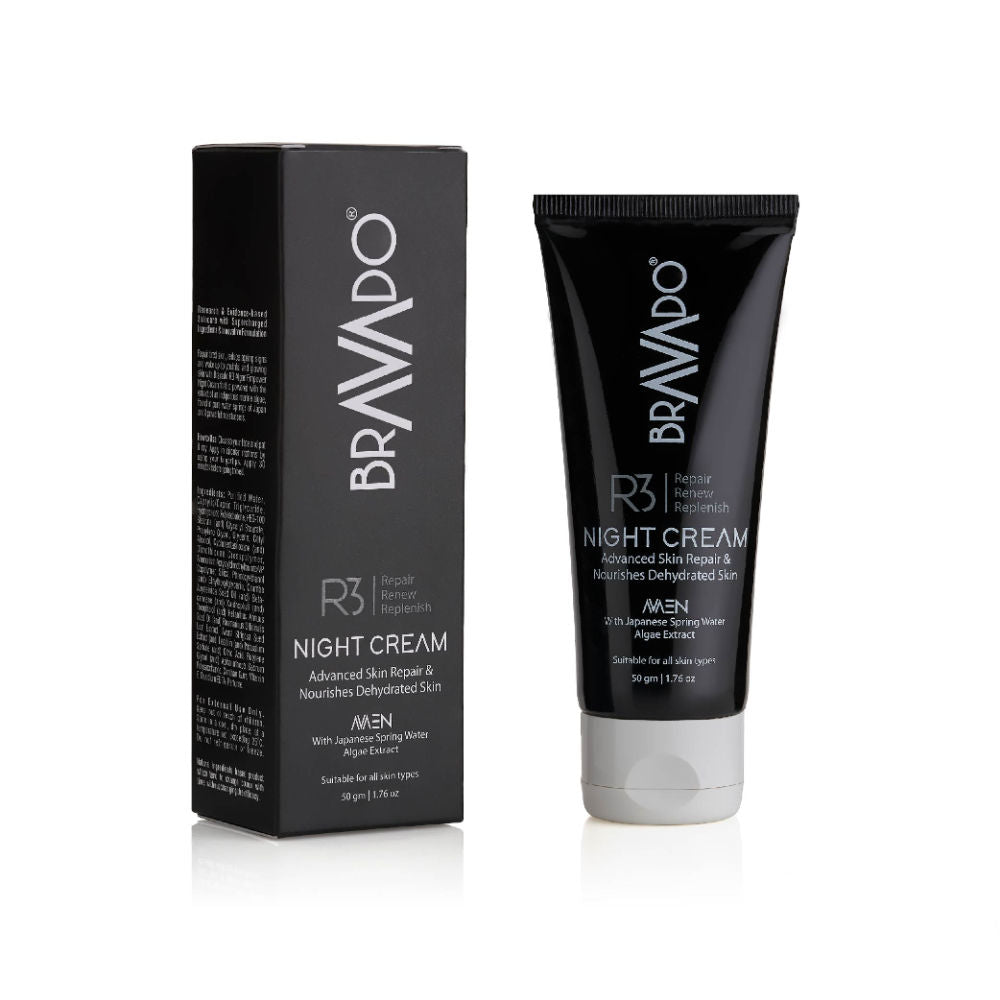 R3 Repair Renew Replenish Night Cream, Repair Tired, Dull Skin, Anti-Ageing, Moisturizing