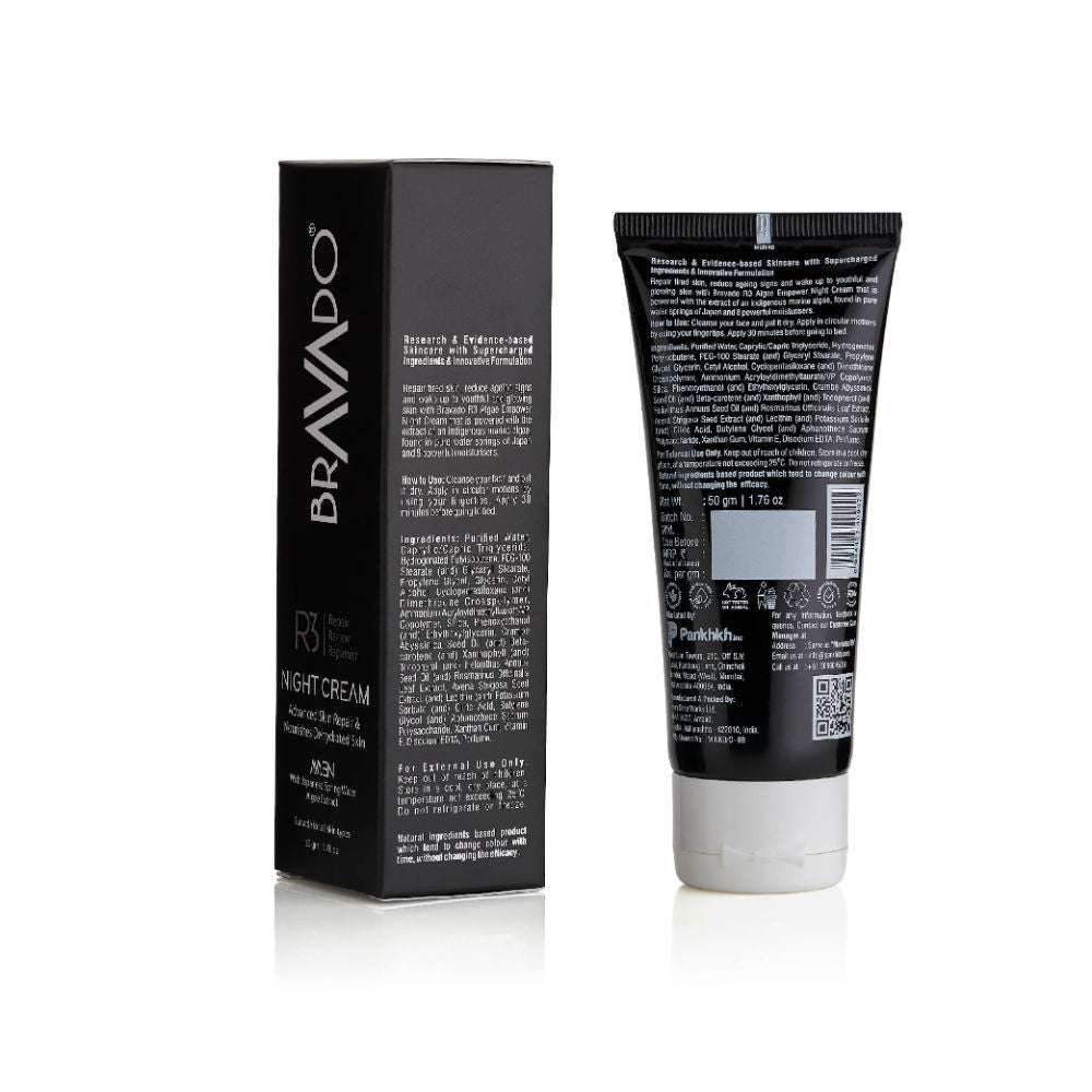 R3 Repair Renew Replenish Night Cream, Repair Tired, Dull Skin, Anti-Ageing, Moisturizing