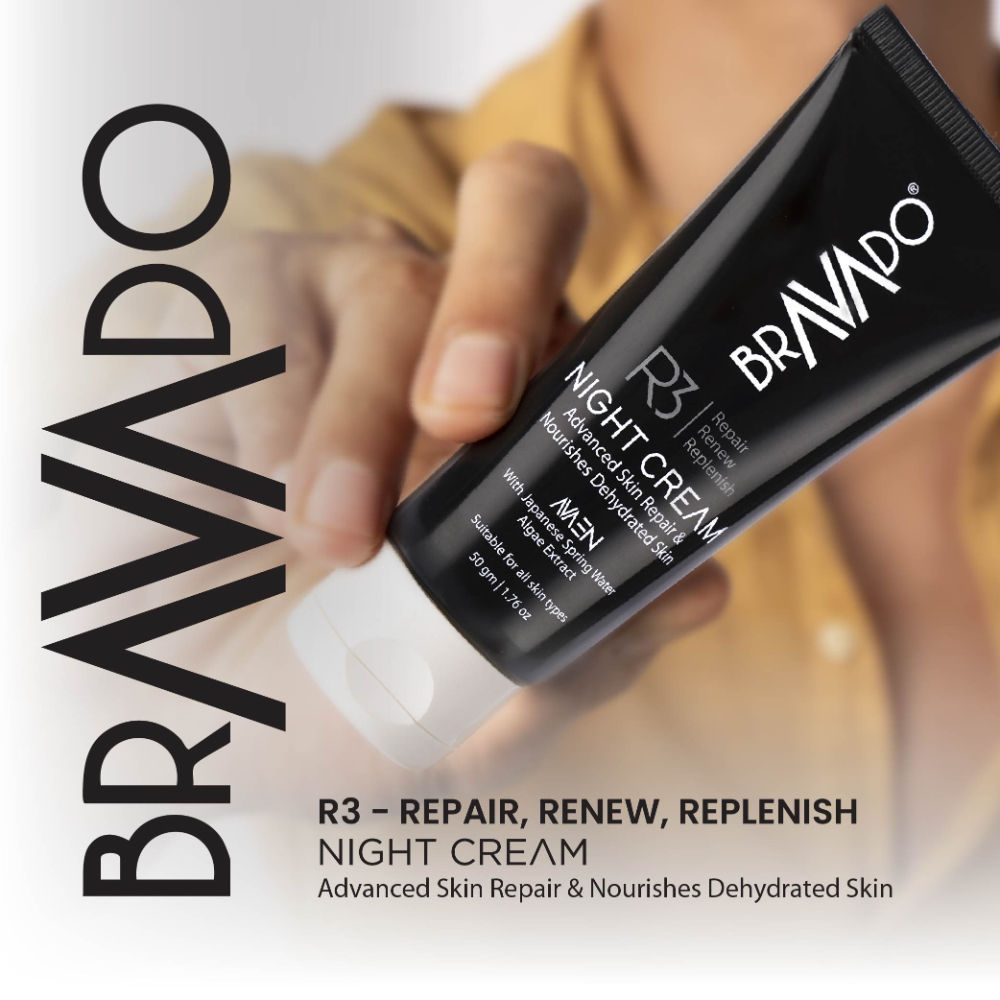 R3 Repair Renew Replenish Night Cream, Repair Tired, Dull Skin, Anti-Ageing, Moisturizing
