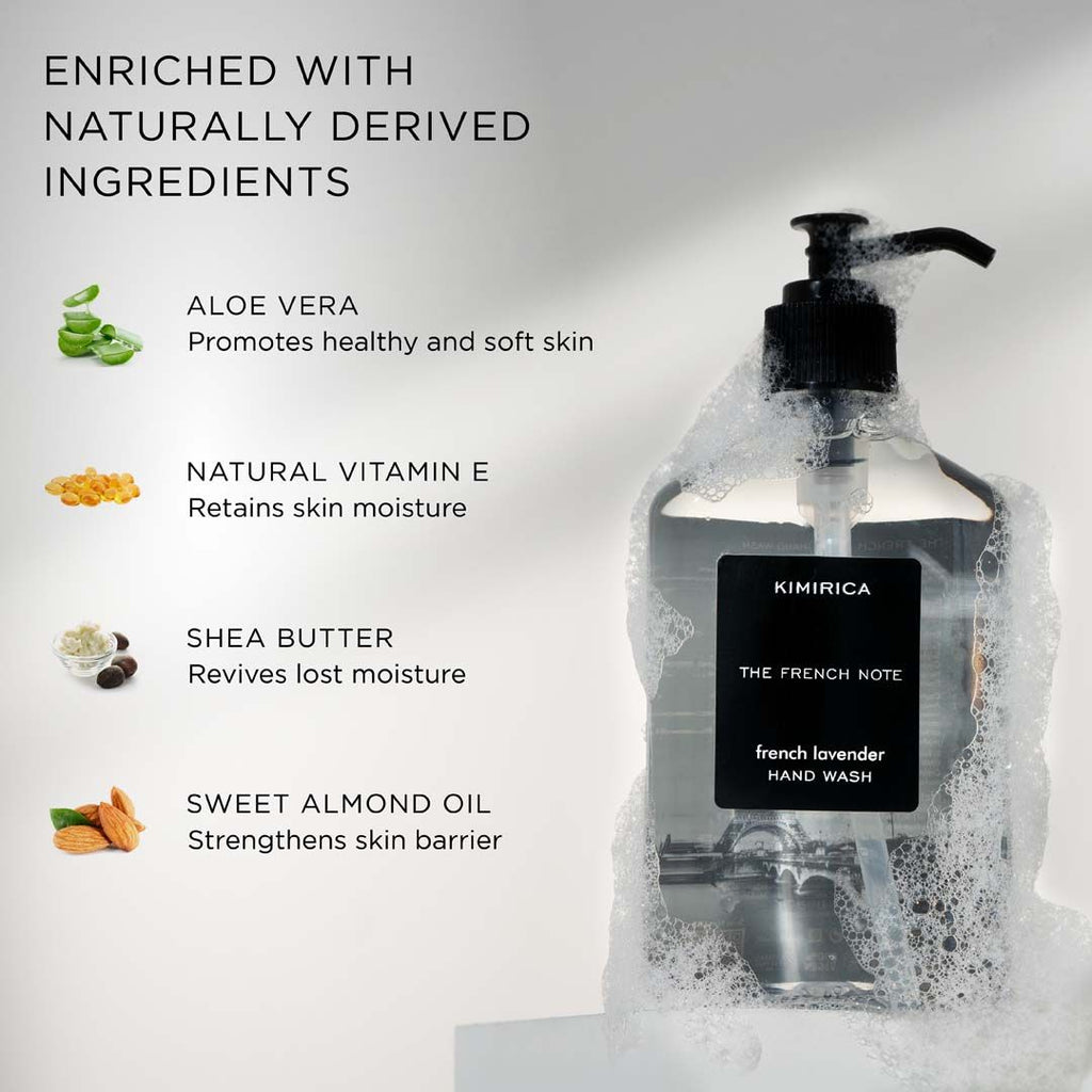 French Note with French Lavender Hand Wash