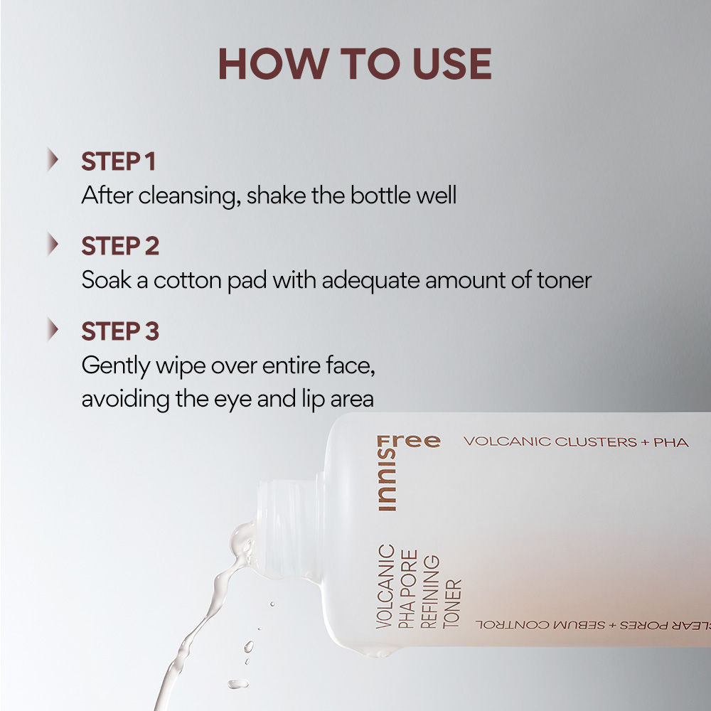 Jeju Volcanic Pore Toner 2X - Reduces Blackheads & Sebum