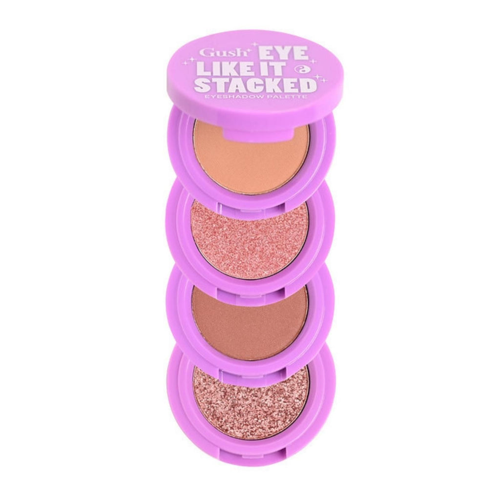 4 In 1 Eyeshadow Palette Easy To Blend Kpop - Pink Rock