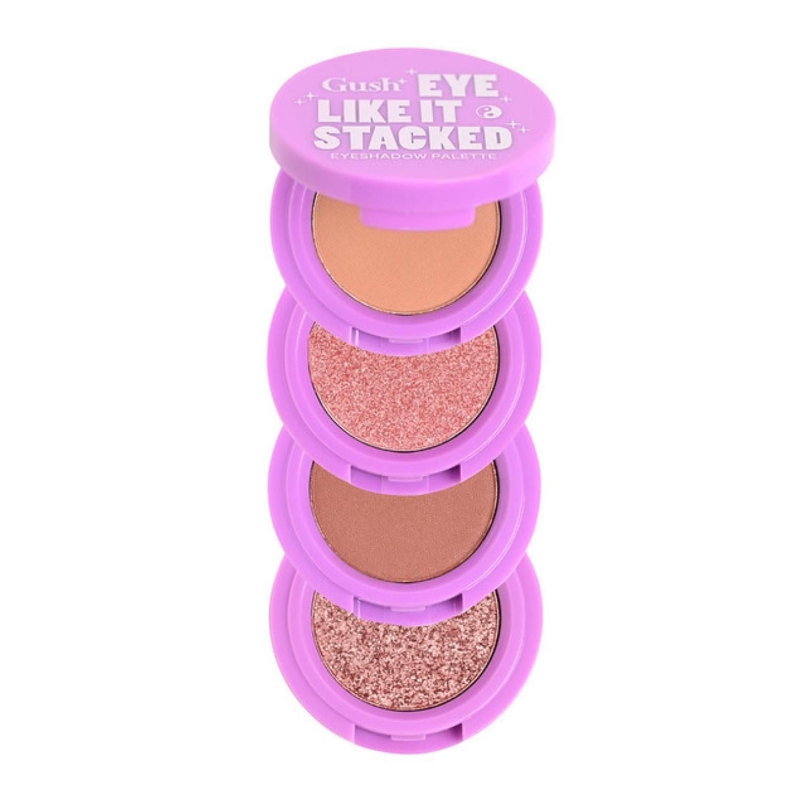 4 In 1 Eyeshadow Palette Easy To Blend Kpop - Pink Rock