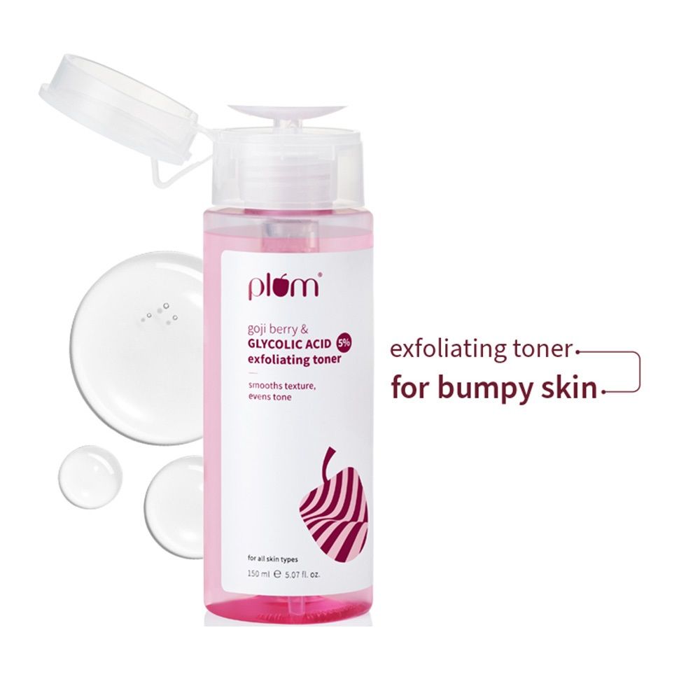 5% Glycolic Acid & Goji Berry Exfoliating Toner for textured skin