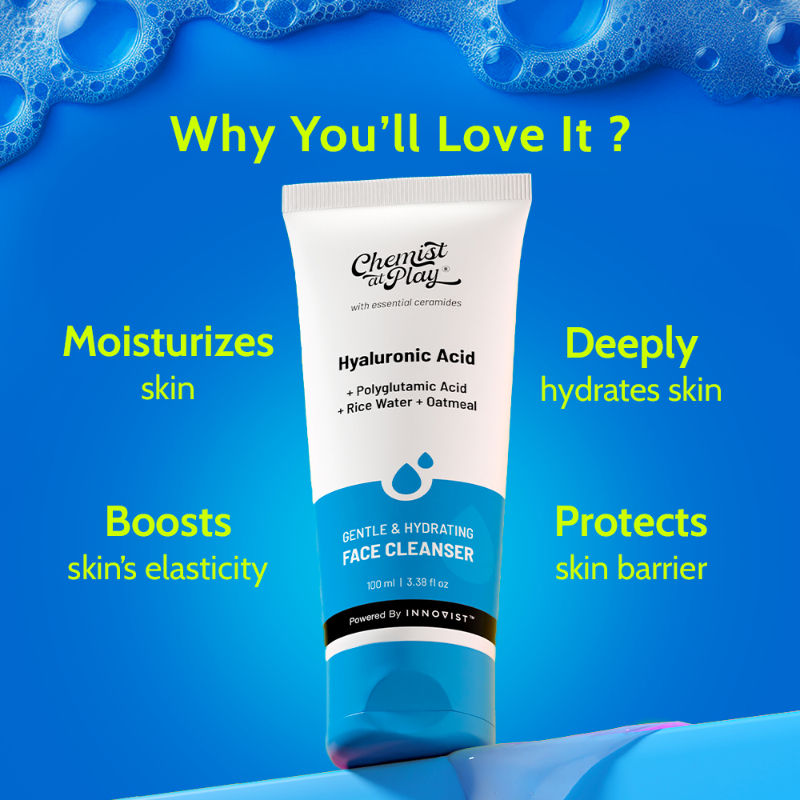 Gentle & Hydrating Face Cleanser Rice Water Face Wash Face Wash For Dry & Oily Skin