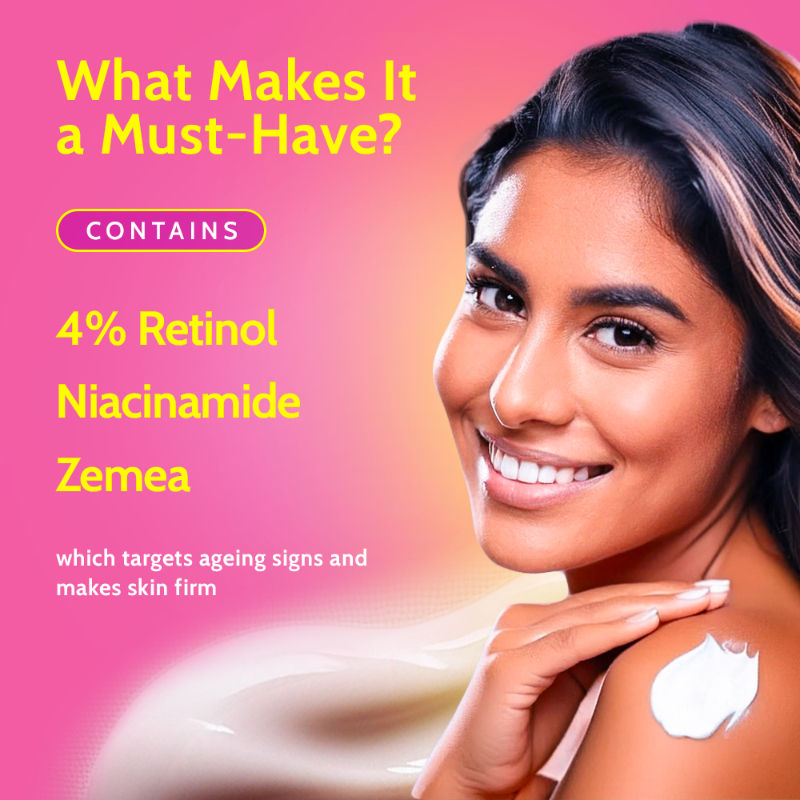Anti-Aging Body Lotion With 4% Retinol, Niacinamide & Zemea