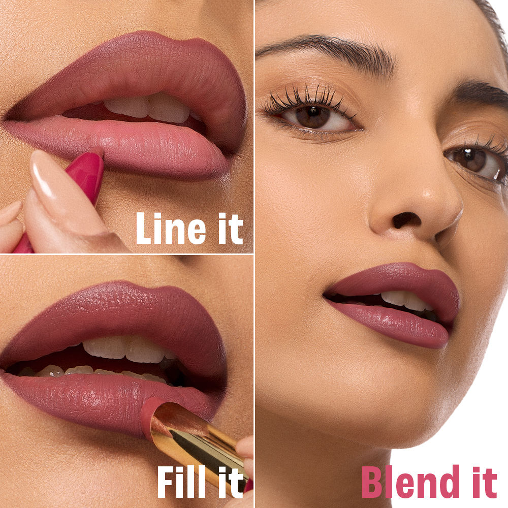 9to5 Hya Beach Edit, Lipstick + Liner Duo, SPF 30, Hydrating Matte