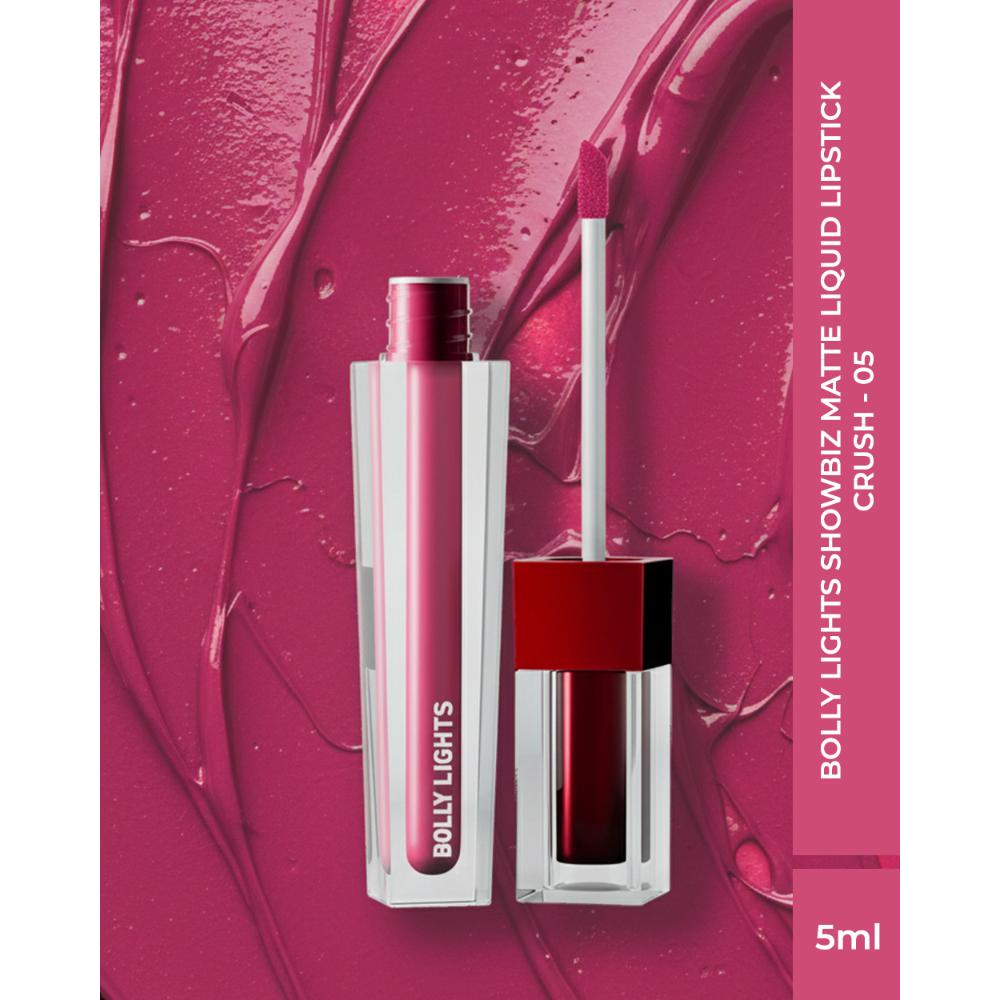 Bolly Lights Showbiz Matte Liquid Lipstick - Crush - 05