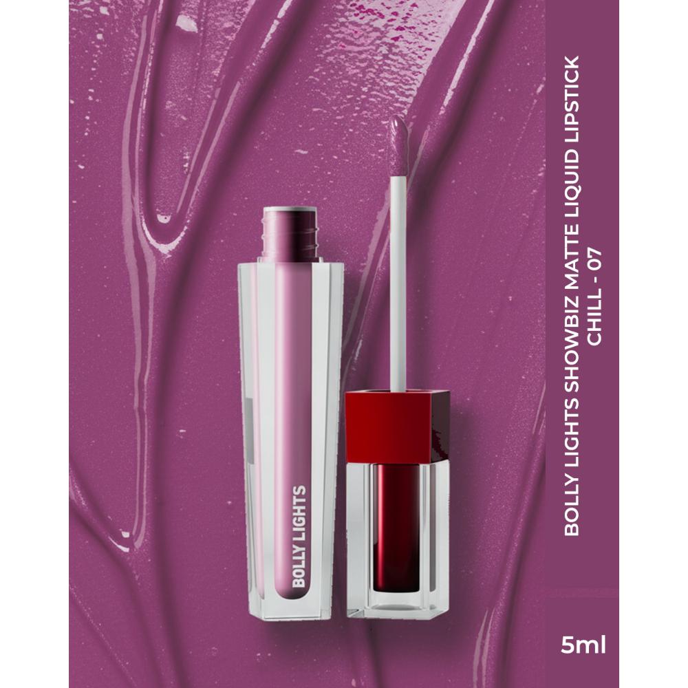 Bolly Lights Showbiz Matte Liquid Lipstick - Chill - 07