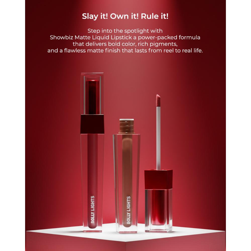 Bolly Lights Showbiz Matte Liquid Lipstick