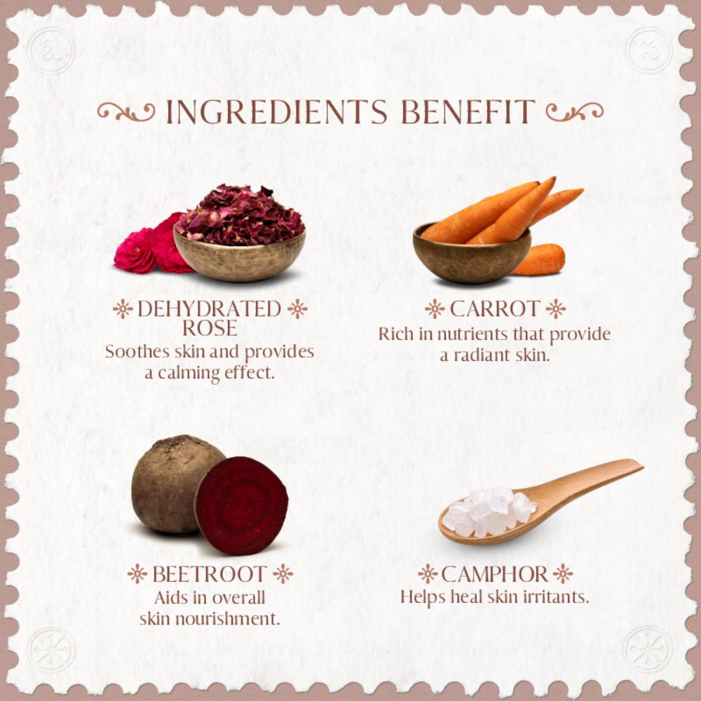 Handcrafted Carrots, Beets And Camphor Body Elixir Oil