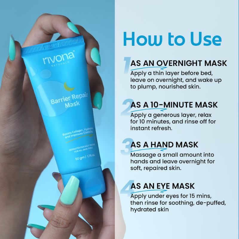 4-In-1 Barrier Repair & Hydrating Overnight Face Mask Deep Moisture & Skin Renewal