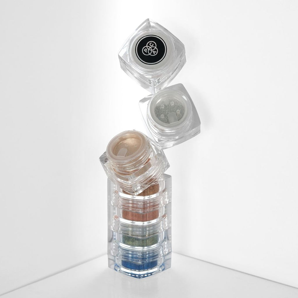 Pigment Tower Crystal Light - 7 in 1 Loose Glitter Eyeshadow, High Impact Payoff, Non Chunky