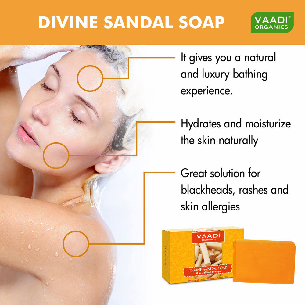 Divine Sandal Soap Skin Lighting Therapry