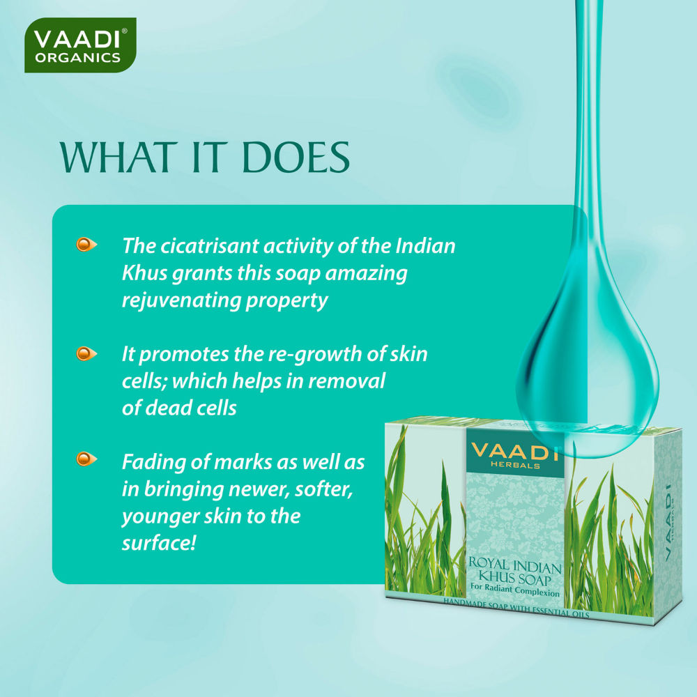 Royal Indian Khus Soap for Radiant Complexion