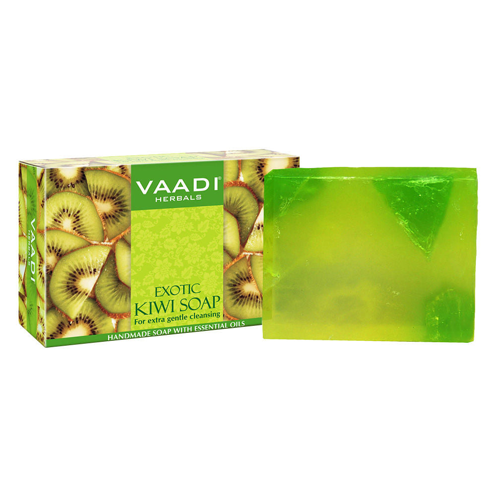 Exotic Kiwi Soap For Extra Gentle Cleansing