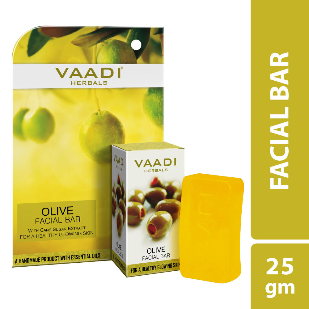 Olive Facial Bar With Cane Sugar Extract