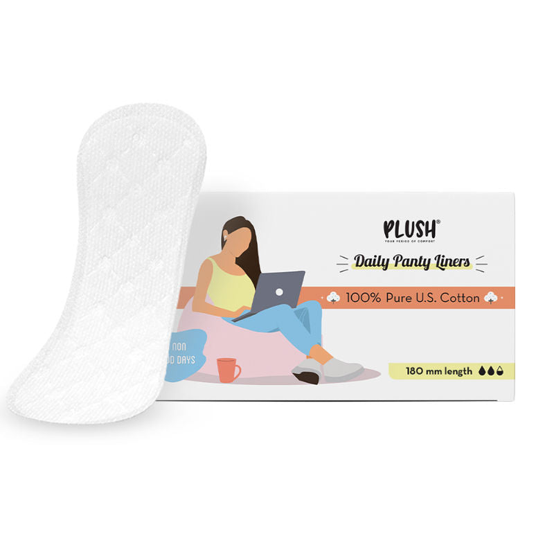 Daily Use Ultra Soft Large Panty Liners - Paraben & Fragrance - Free 30 Pcs