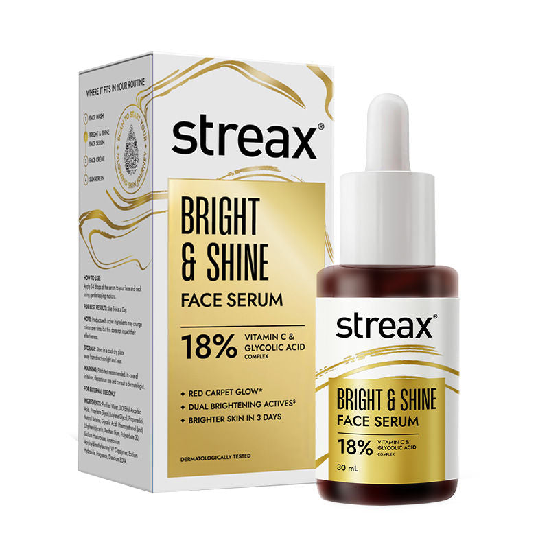 Bright & Shine Face Serum For Brightening, Dark Spots Reduction