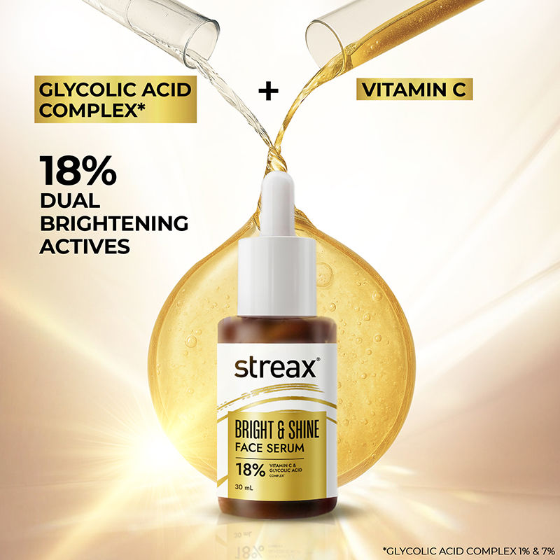 Bright & Shine Face Serum For Brightening, Dark Spots Reduction