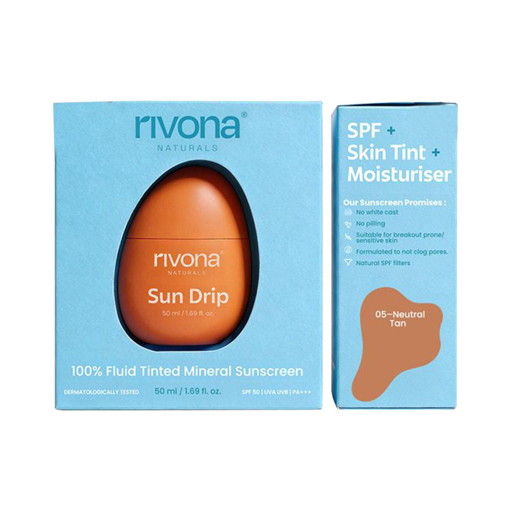 Sundrip 100% Mineral Fluid Tinted Sunscreen SPF 50 PA ++