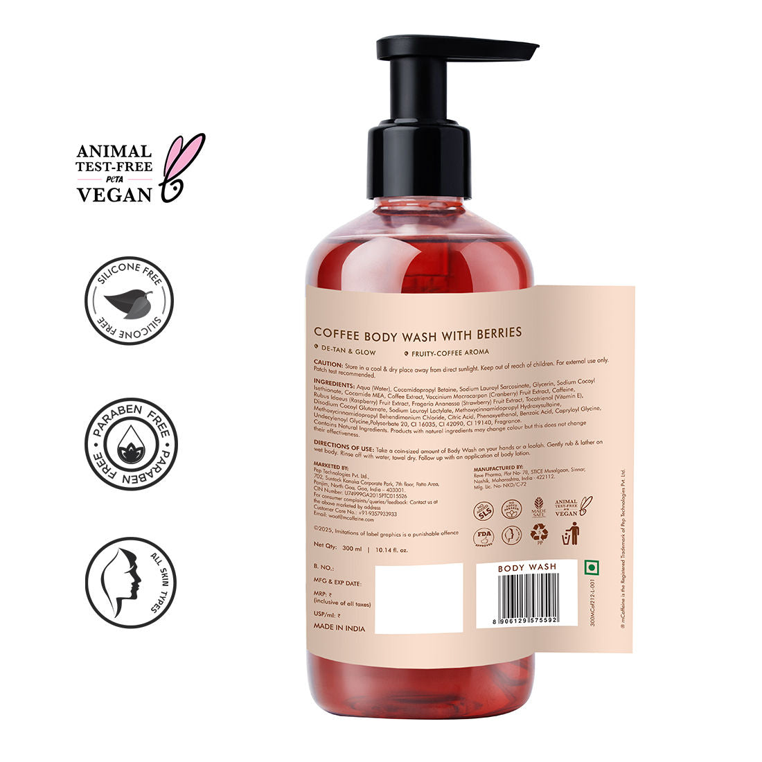 Coffee & Berries Body Wash